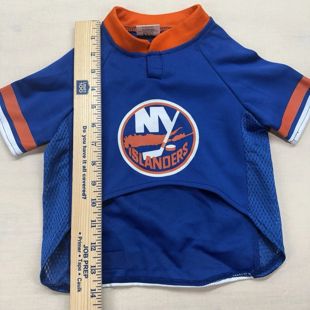 NEW Pets First New York Islanders NHL Dog Pet Mesh Jersey Blue Size Medium